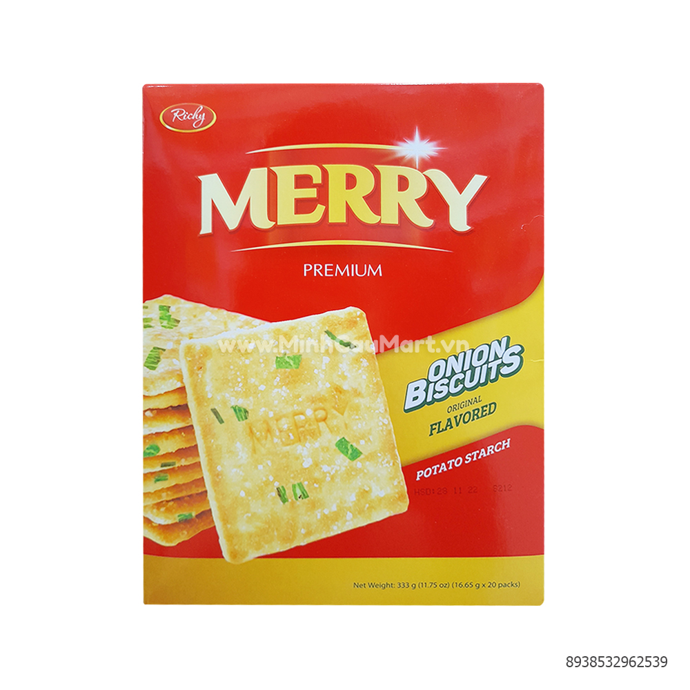 Cách nhận biết Bánh Quy Richy Merry Vị Hành 333gr thật giả bằng mẹo ...