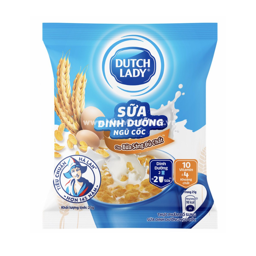 Sữa Ngũ Cốc Dinh Dưỡng Cô Gái Hà Lan 10 gói/dây