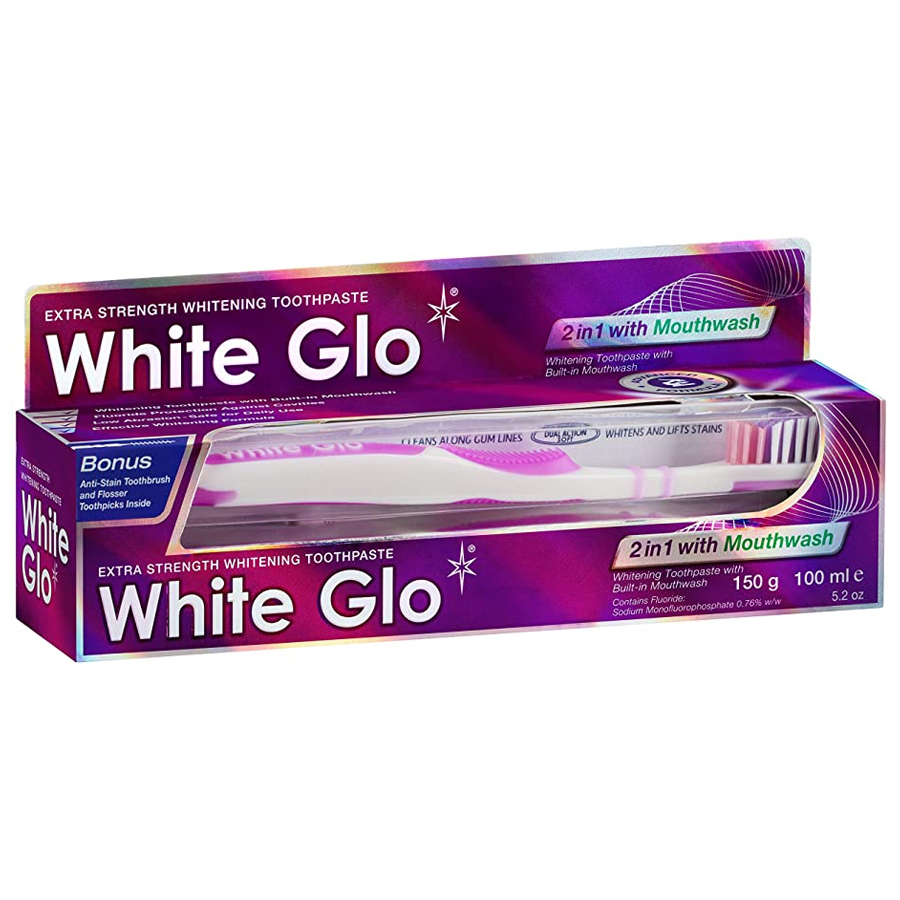 Kem đánh răng cao cấp Hàn Quốc White glo 150g