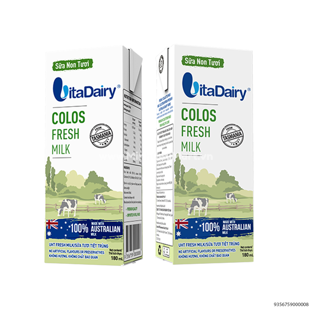 Sữa Non Tươi Vitadairy Colos Fresh Milk 180ml
