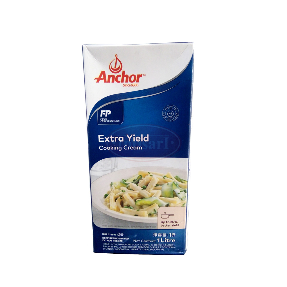 Cooking Cream Extra Yield 1L / Kem Sữa Tươi Tiệt Trùng Anchor