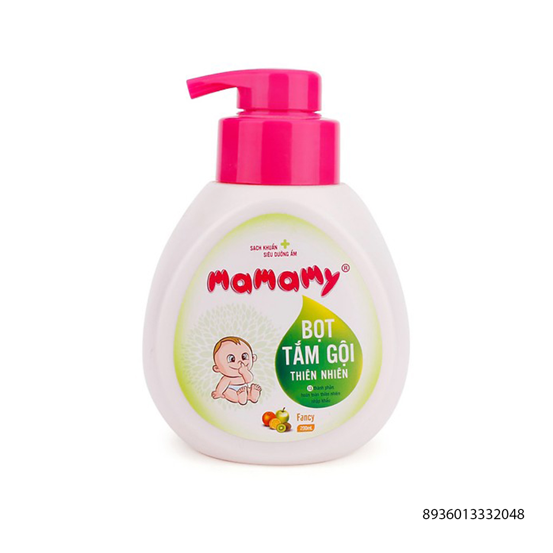 Bọt Tắm Gội Mamamy Hương Blueberry 220ml