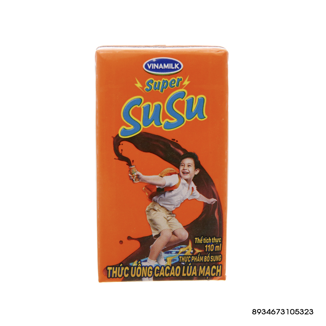 Cacao Lúa Mạch Super SuSu 110ml Vinamilk