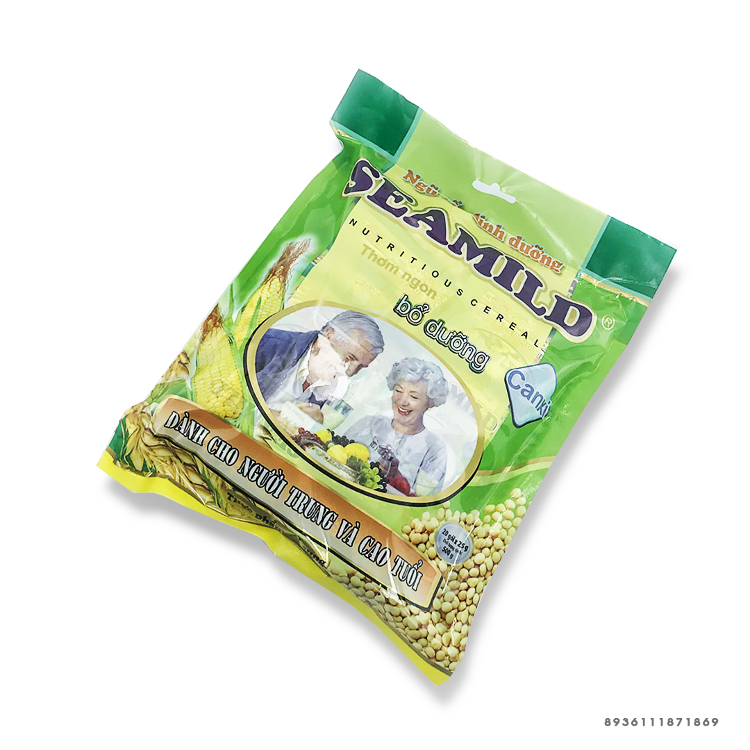 Ngũ Cốc Seamild Canxi Bổ Sung Canxi Cho Người Cao Tuổi Túi 500G (20 Gói x 25G)