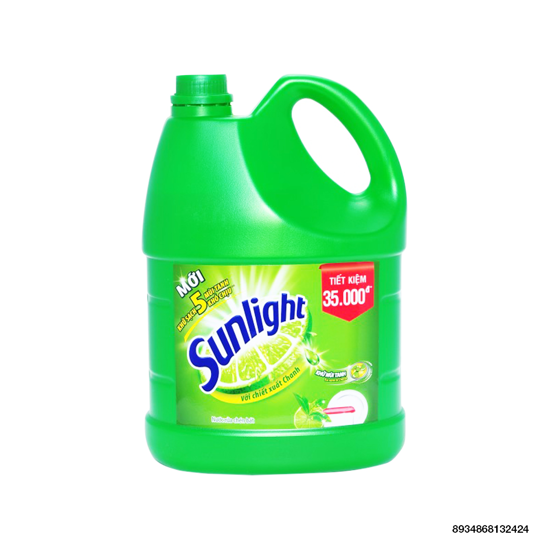 Nước Rửa Chén Sunligh Trà Xanh 1500ml Mới