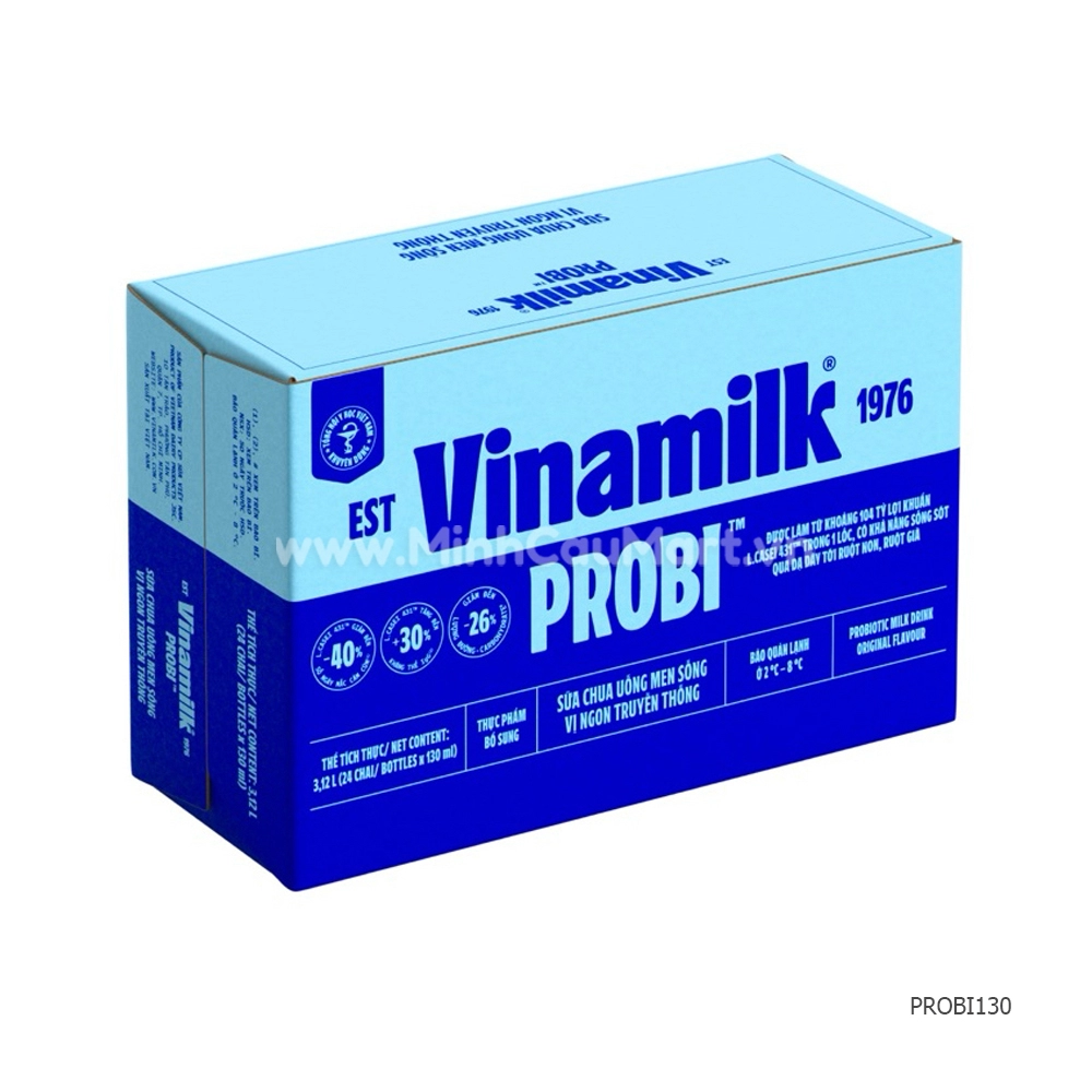 Sữa chua uống Probi 130ml 6vỉ/thùng - Minh Cầu Mart - Siêu thị trong ...