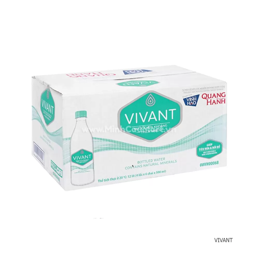 Nước khoáng thiên nhiên Vivant 500ml*24 - Minh Cầu Mart - Siêu thị ...