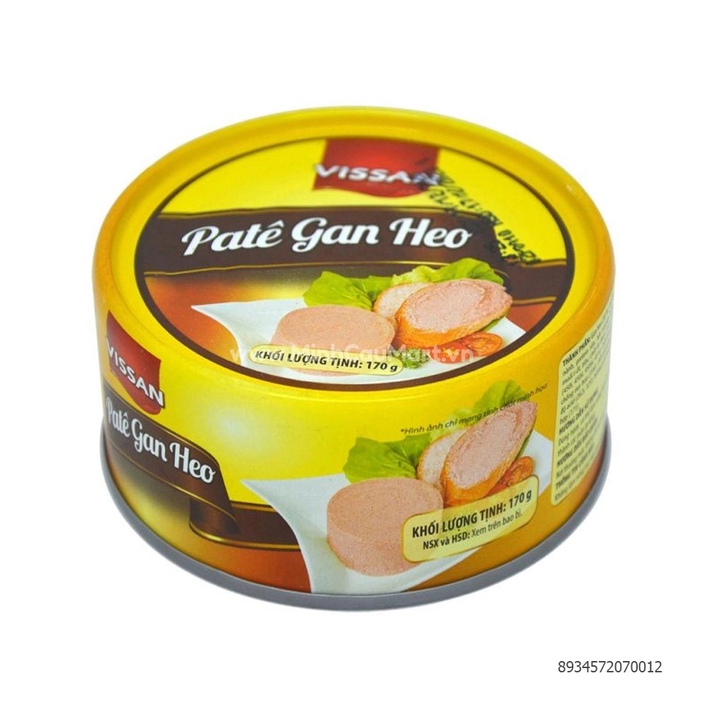 Pa-tê Gan Heo Vissan 170Gr