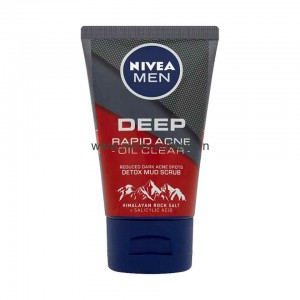 Sữa Rửa Mặt Nivea Men Deep Rapid Acne 100ml 