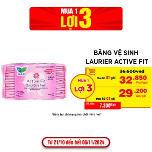 Băng Vệ Sinh Laurier Active Fit