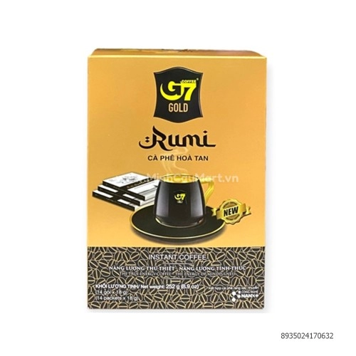 Cà phê G7 Gold Rumi 252Gr - Minh Cầu Mart - Siêu thị trong tầm tay