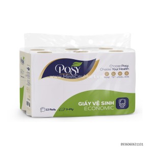 Posy giấy vệ sinh xanh 2 lớp 12c