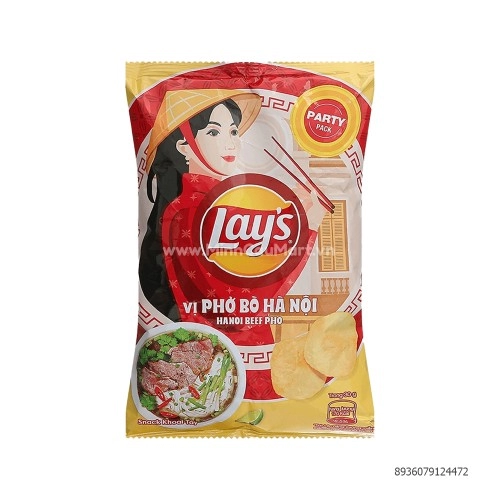 Snack Vị Phở Bò Hà Nội Lay's 88G - Minh Cầu Mart - Siêu thị trong tầm tay