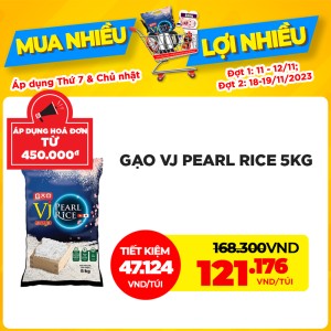 Gạo VJ Pearl Rice 5kg