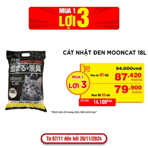 Cát Nhật Đen Mooncat 18L