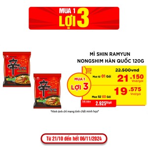 Mì Shin Ramyun Nongshim HQ 120g